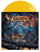 Accept - The Rise Of Chaos 2xLP Vinyl Record (2025 Reissue Yellow Coloured Vinyl)