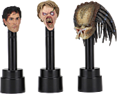 Neca - Action Figure Head Black Display Stand 3-Pack