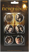 Twilight - New Moon - Jacob and the Cullens Pin Set of 5