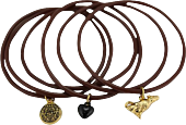 Twilight - New Moon - Wolf Pack Jelly Bangle With Charms