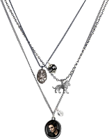 Twilight - New Moon - Edward Version 2 Triple Charm Necklace