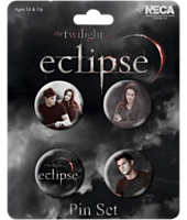 Twilight - Eclipse - Jacob & Bella Pin Set Of 3