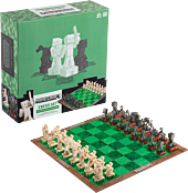 Minecraft - Overworld Heroes vs. Hostile Mobs Chess Set