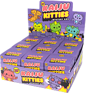 100% Soft - Kaiju Kitties Series 1 Blind Box Vinyl Figure (Display of 9)