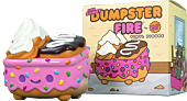 100% Soft - Pink Donut Dumpster Fire 3.5" Vinyl Figure