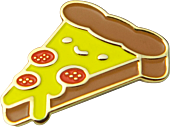 100% Soft - Pizza Forever Enamel Pin