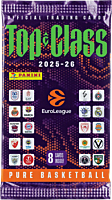 EuroLeague Basketball - 2025/26 Panini Top Class Basketball Trading Cards Pack (8 Cards)