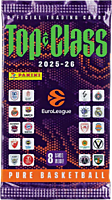 EuroLeague Basketball - 2025/26 Panini Top Class Basketball Trading Cards Fat Pack (24 Cards)