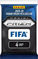 Soccer - 2025/26 Panini Prizm FIFA Soccer Trading Cards Retail Pack (4 Cards)