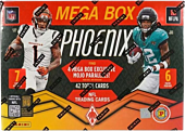 NFL Football - 2025 Panini Phoenix Football International Mega Trading Cards Hobby Box (Display of 6)