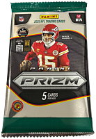 NFL Football - 2025 Panini Prizm Football International Trading Cards Hobby Pack (5 Cards)