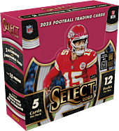 NFL Football - 2025 Panini Select Football Trading Cards Hobby Box (Display of 12)