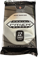 NFL Football - 2025 Panini Prizm Black Football Trading Cards Hobby Pack (12 Cards)