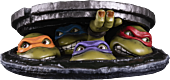 Teenage Mutant Ninja Turtles (1990) - Underground (Tabletop Edition) 1/4 Scale Diorama Statue