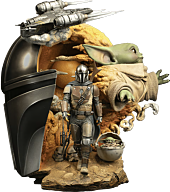 Star Wars: The Mandalorian - The Mandalorian Fine Art 16" Bust