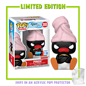 Pingu - Pingu with Towel Pop! Vinyl Figure in Acrylic Pop! Protector (2025 Fall Convention Exclusive) (Popcultcha Exclusive)