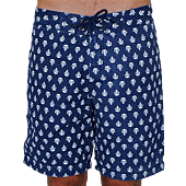 Toddland - Pipe and Anchor Swim Trunks Navy