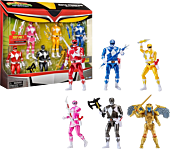 Mighty Morphin Power Rangers: Re-Ignition - Auto Morphin Power Rangers and Goldar 5" Action Figure 6-Pack