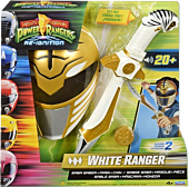 Mighty Morphin Power Rangers: Re-Ignition - White Ranger Mask and Saba Sword Electronic Roleplay Replica 2-Pack