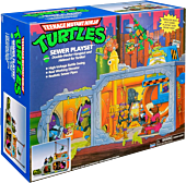 Teenage Mutant Ninja Turtles - Classic Sewer Lair Retro Rotocast Action Figure Playset