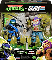 Teenage Mutant Ninja Turtles x G.I. Joe - Leonardo as Snake Eyes vs. Bebop as Ripper 4.5