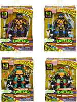 Teenage Mutant Ninja Turtles - 1988 Remastered Turtles 40th Anniversary 4.5" Action Figure Bundle (Set of 4)