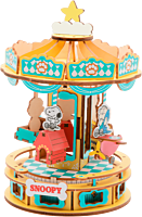 Peanuts: Amusement Park Series - Snoopy Carousel Wooden Construction Craft Set