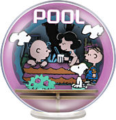Peanuts - Snoopy Cool Pool Wooden Theater Construction Craft Set (21 Pieces)