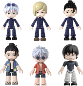 Jujutsu Kaisen - Flexi Figs Hidden Inventory Series (Series 2) Blind Box Vinyl Figure (Display of 6)