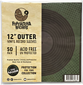 Popcultcha Records - 12" Vinyl Record Outer Sleeves (Pack of 50)