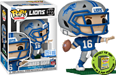 NFL Football - Jared Goff Detroit Lions Pop! Vinyl Figure in Acrylic Pop! Protector (Popcultcha Exclusive)
