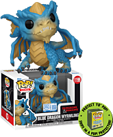 Dungeons & Dragons - Blue Dragon Wyrmling Pop! Vinyl Figure in Acrylic Pop! Protector (Popcultcha Exclusive)
