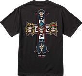 Guns N' Roses - Guns N' Roses x Primitive Cross Black T-Shirt