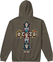 Guns N' Roses - Guns N' Roses x Primitive Cross Safari Green Sweatshirt Hoodie