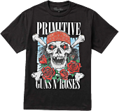 Guns N' Roses - Guns N' Roses x Primitive Streets Black T-Shirt