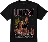 Outkast - Outkast x Primitive Headline Black T-Shirt