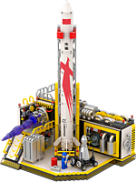 Pantasy - Landscape Rocket Dreamworks Joyride Series Building Block Construction Set (1284 Pieces)