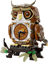 Pantasy - Owl Clock Retro Series Building Block Construction Set (897 Pieces)