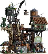 Pantasy - Western Mine Retro Collection Building Block Construction Set (2990 Pieces)