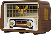 Pantasy - Wireless Radio Retro Collection Building Block Construction Set (811 Pieces)