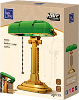 Pantasy - Bankers Desk Light Retro Series Building Block Construction Set (523 Pieces)