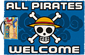 One Piece - All Pirates Welcome Doormat