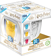 Harry Potter - Hedwig 3D Double Walled Collector's Glass