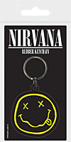 Nirvana - Smiley Face Rubber Keychain