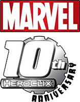 Heroclix - Marvel 10th Anniversary 24ct Counter Top Display
