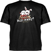J!nx - Run Away! Killer Bunny Black Male T-Shirt