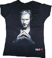 True Blood - Eric Northman Portrait Black Female T-Shirt 1