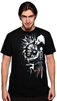 Diablo 3 - Tyrael Side Black Male T-Shirt (Regular) 1