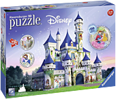 Disney - Princess Castle 11” 3D Jigsaw Puzzle (216 Pieces)
