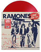 Ramones - Live at CBGB’s LP Vinyl Record (2025 Record Store Day Black Friday Exclusive Red Coloured Vinyl)